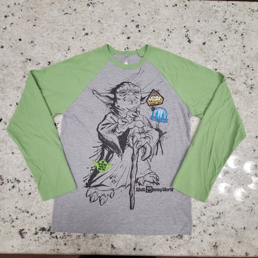 Star Wars youth XL Yoda, Rebel Spy, Jedi Training Academy Graduate long sleeve
